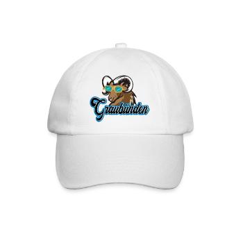 Graubünden Capricorn Style - Baseball Cap - white/white - Front