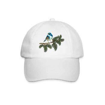 Blue Bird - Baseball Cap - white/white - Front