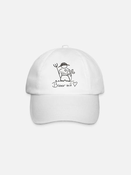 Stolzer Bauer - Baseballkappe - Weiß/Weiß