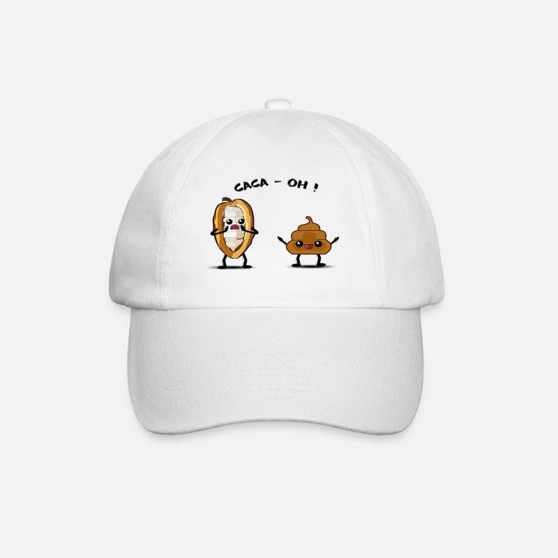 Merde-oh - Casquette classique - blanc/blanc