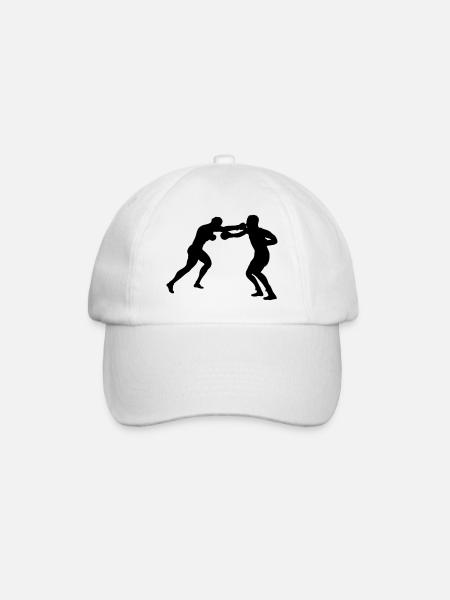 Combat de boxe - Casquette classique - blanc/blanc
