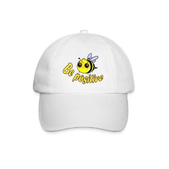 Abeille positive - Casquette classique - blanc/blanc - Devant