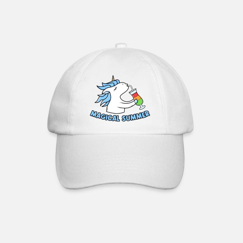 Licorne Magical Summer - Casquette classique - blanc/blanc