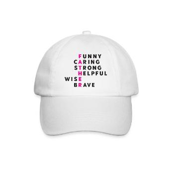 Best Dad Ever. The best dad in the world. - Baseball Cap - white/white - Front