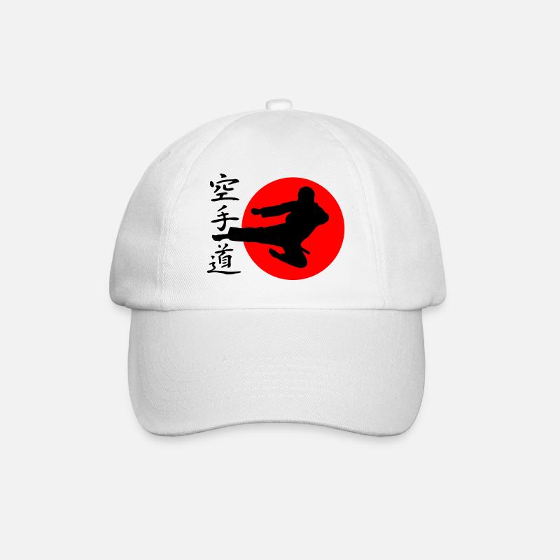 Karaté Yokotobigeri - Casquette classique - blanc/blanc