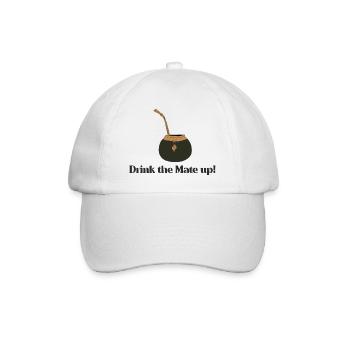 Yerba Mate Tea - Baseball Cap - white/white - Front