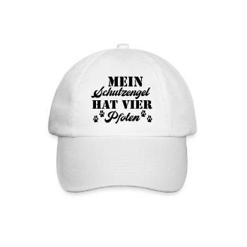 Mein Schutzengel - Baseballkappe - Weiß/Weiß - Vorne