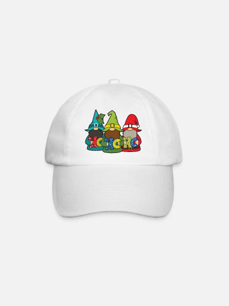 Ho Ho Ho Gnome - Casquette classique - blanc/blanc
