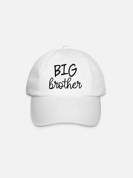 Großer Bruder - Baseballkappe - Weiß/Weiß