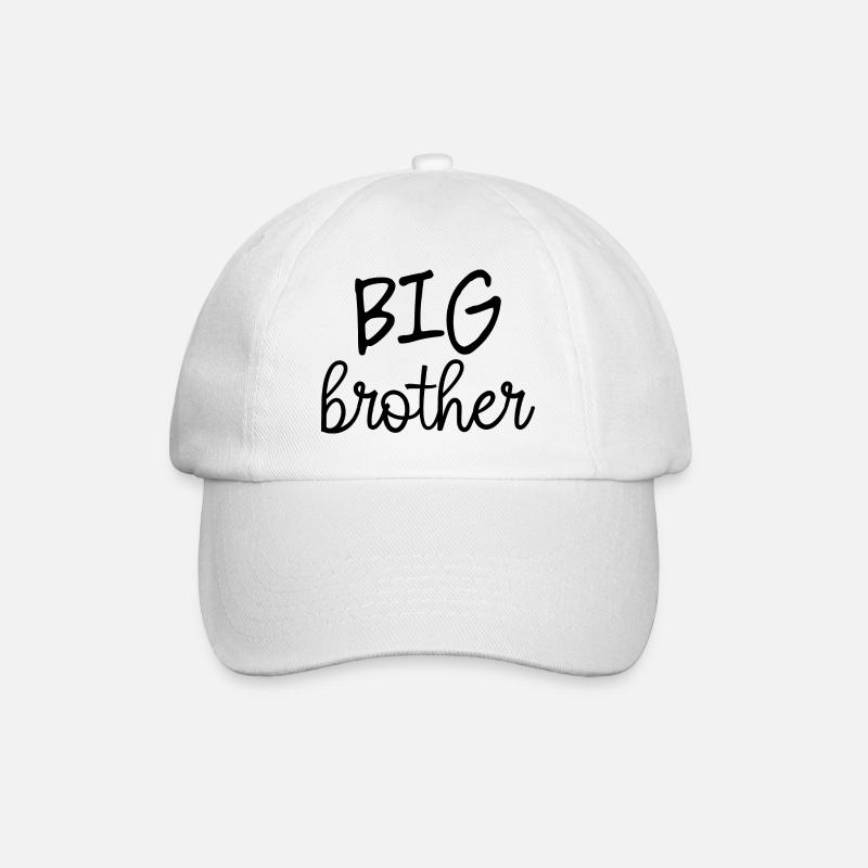 Großer Bruder - Baseballkappe - Weiß/Weiß