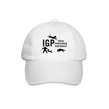 IGP Hundesport - Black - Baseballkappe - Weiß/Weiß - Vorne