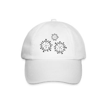 le virus - Casquette classique - blanc/blanc - Devant