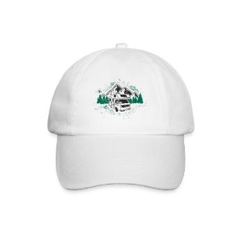 Motorhome Holiday - Baseball Cap - white/white - Front
