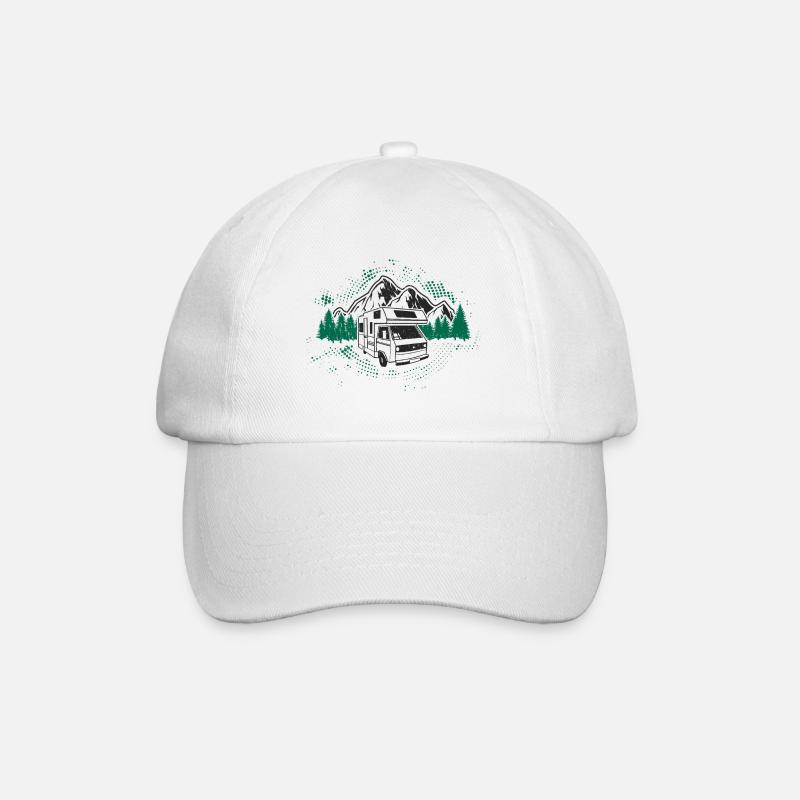 Vacances en camping-car - Casquette classique - blanc/blanc
