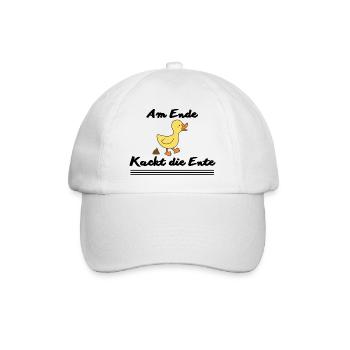 Entenkacke - Baseballkappe - Weiß/Weiß - Vorne