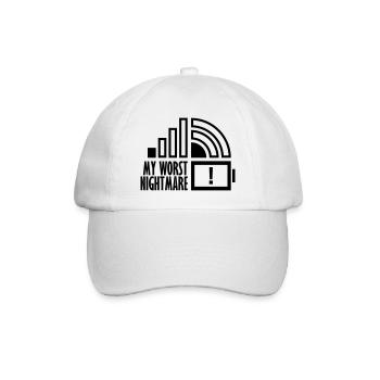 Knapp mon pire cauchemar - Casquette classique - blanc/blanc - Devant