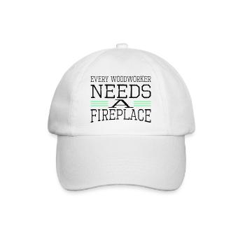 sabrina charpentier tshirts menuiserie présent - Casquette classique - blanc/blanc - Devant