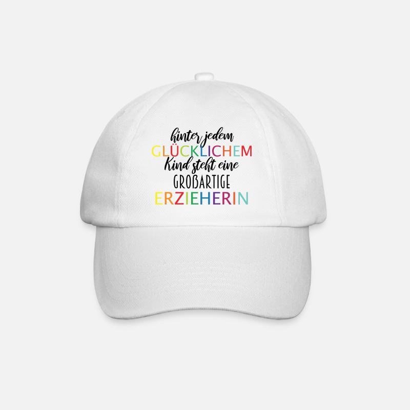 Abschied Kindergarten - Baseballkappe - Weiß/Weiß
