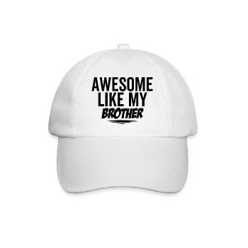Großartig wie mein Bruder - Baseballkappe - Weiß/Weiß - Vorne