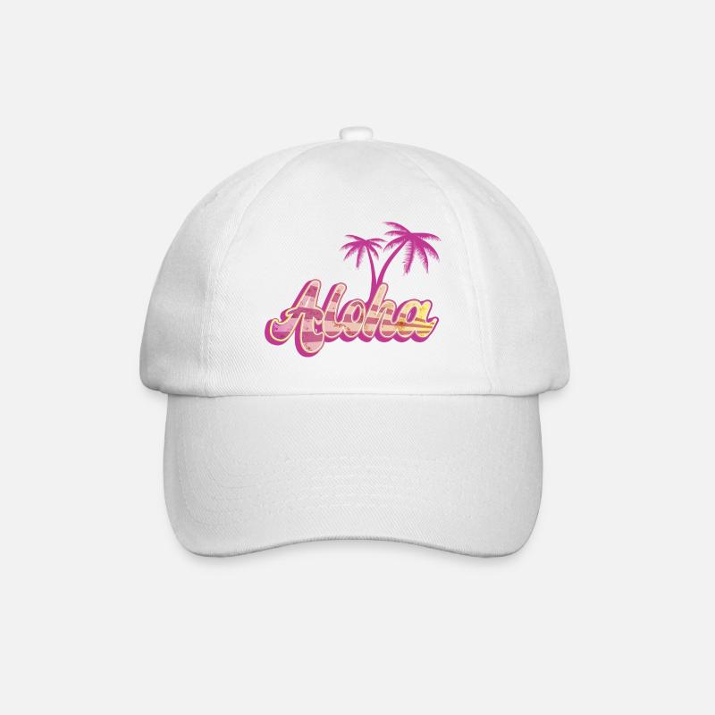 Aloha Palm - Casquette classique - blanc/blanc