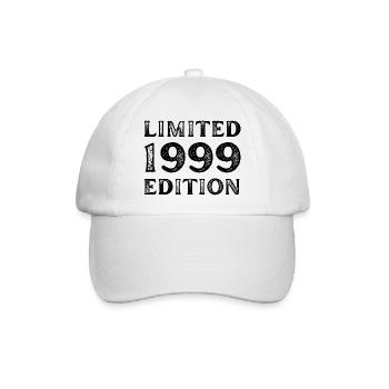 1999 LIMITED EDITION ANNIVERSAIRE METAL FER GRIS - Casquette classique - blanc/blanc - Devant