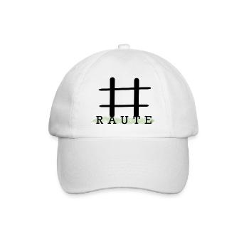Hashtag - Baseballkappe - Weiß/Weiß - Vorne