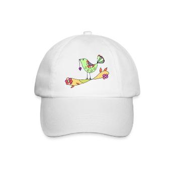 Oiseau - Casquette classique - blanc/blanc - Devant