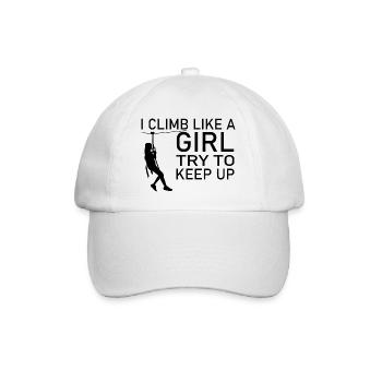 climbing - Baseball Cap - white/white - Front