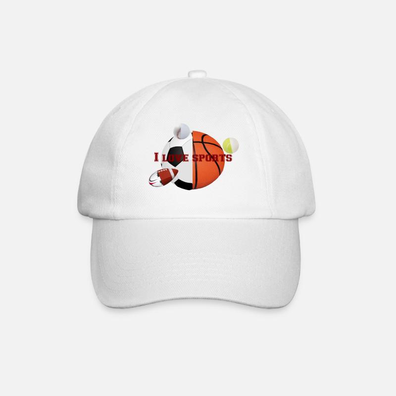 Le Sport c'est la vie ! - Casquette classique - blanc/blanc