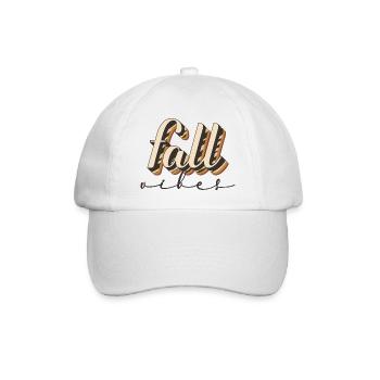 Fall Vibes - Baseball Cap - white/white - Front