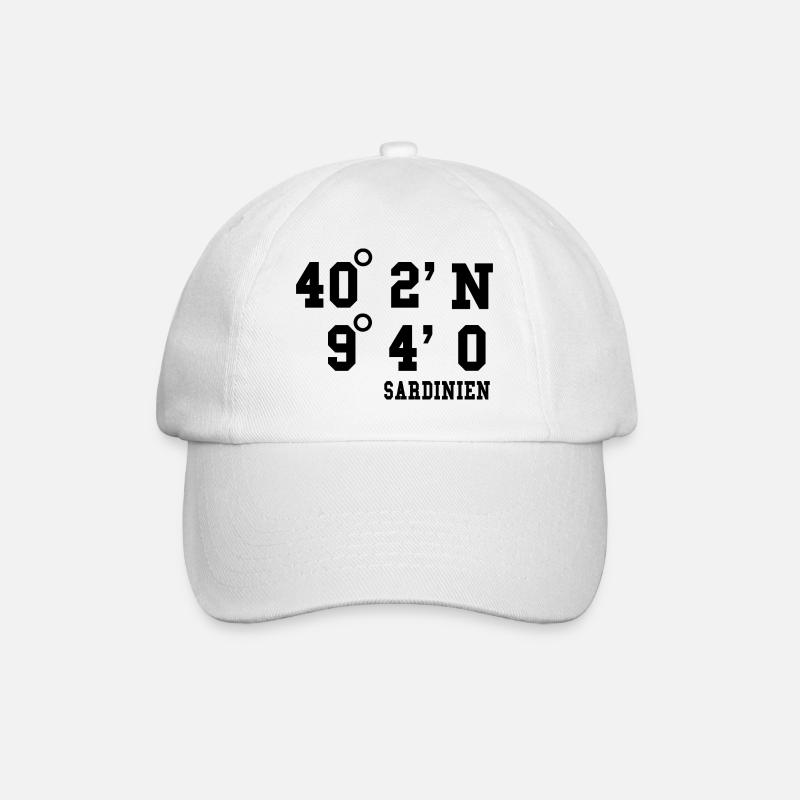 Sardaigne Vacances Sardegna Italie Idée cadeau - Casquette classique - blanc/blanc