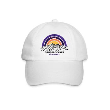 Großglockner Top of Austria Hohe Tauern Souvenir - Baseballkappe - Weiß/Weiß - Vorne