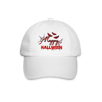 Halloween scary witch horror ghost monster - Baseball Cap - white/white - Front