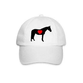 Cheval - Casquette classique - blanc/blanc - Devant