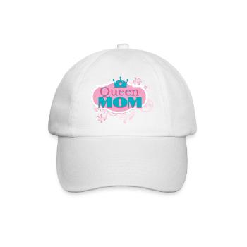 Queen Mom - Baseball Cap - white/white - Front