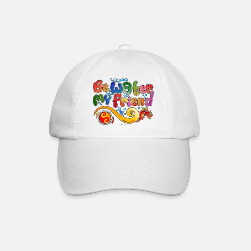 Hommage à Bruce Lee - Casquette classique - blanc/blanc