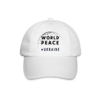 Symbole de la paix mondiale Paix mondiale Ukraine Russie - Casquette classique - blanc/blanc - Devant