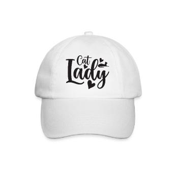 Dame de chat - Casquette classique - blanc/blanc - Devant