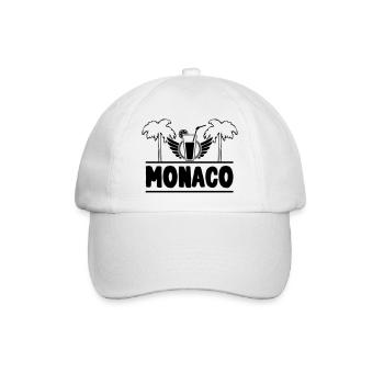 Monaco - Baseballkappe - Weiß/Weiß - Vorne