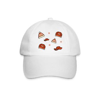 Red Beanies - Hat lover - Baseball Cap - white/white - Front