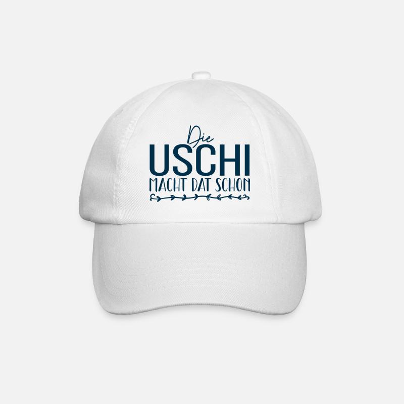 uschi - Baseballkappe - Weiß/Weiß