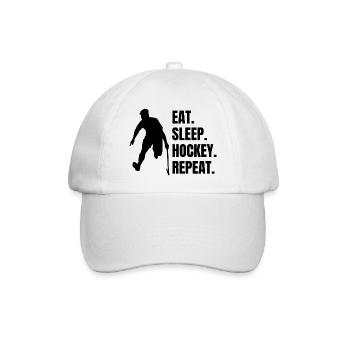 Joueur de hockey sur gazon de hockey sur sol - Casquette classique - blanc/blanc - Devant