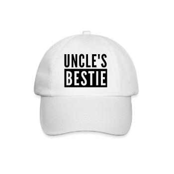 UNCLE'S BESTIE - Baseball Cap - white/white - Front
