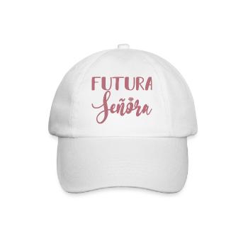 Futura Señora Engagement Bridal Shower Wedding - Baseball Cap - white/white - Front
