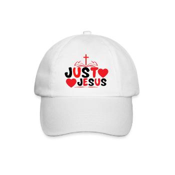 Juste Jésus - Casquette classique - blanc/blanc - Devant