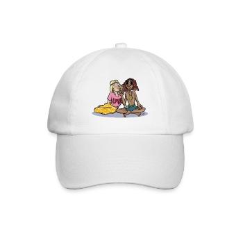 Love And Peace - Baseball Cap - white/white - Front