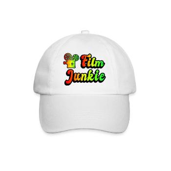 Film Junkie Rainbow Design - Baseball Cap - white/white - Front