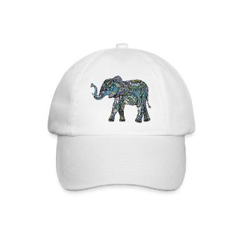 Éléphant - Casquette classique - blanc/blanc - Devant