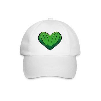 Cœur Cactus - Casquette classique - blanc/blanc - Devant