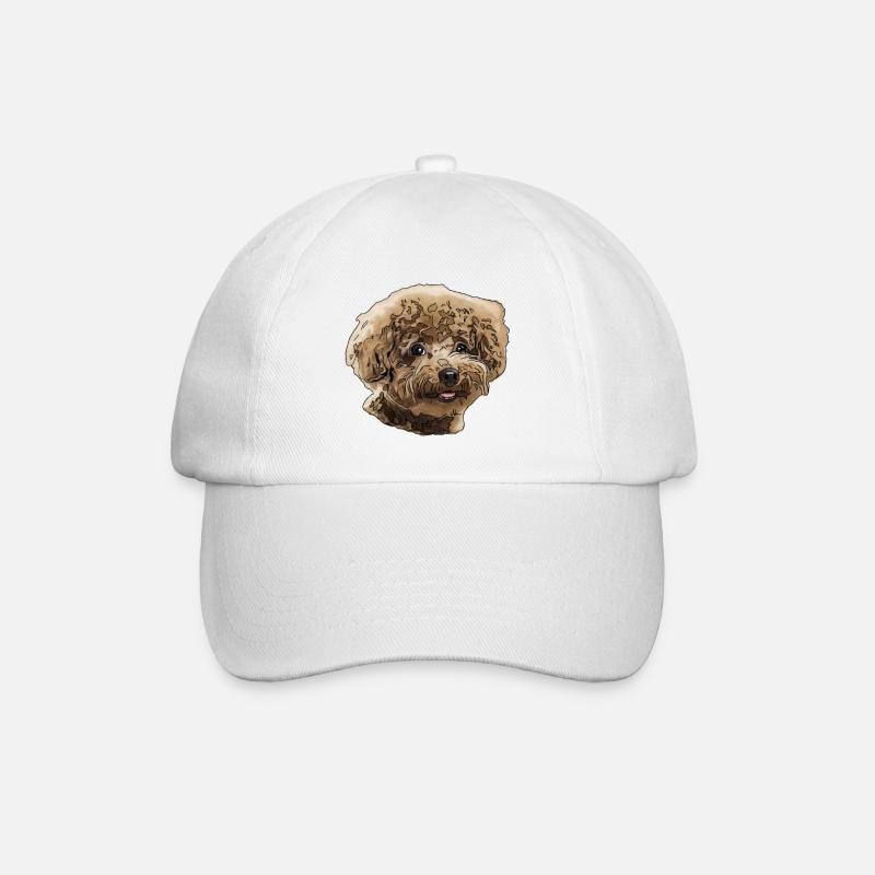 Caniche - Casquette classique - blanc/blanc